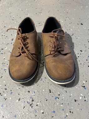 The Children's Place Brown Lace-Up Dress Shoes for Kids